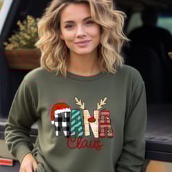 nana claus shirt, christmas nana claus sweatshirt, nana sweatshirt, gift for nanas, christmas gift for grandma, xmas nan