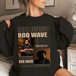 rod wave nostalgia 2023 rap music sweatshirt, retro tour nostalgia 2023, rod wave beautiful mind sweatshirt, rod wave 2