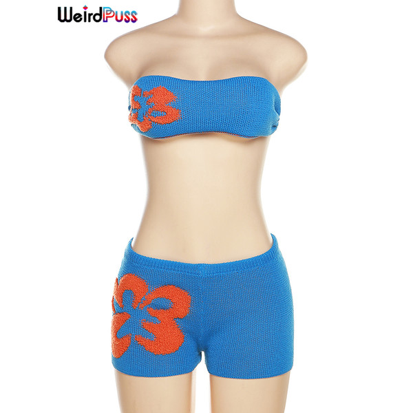 pnMqWeird-Puss-Embroidery-Women-2-Piece-Set-Knit-Summer-Vacation-Backless-Bandage-Strapless-Tops-Shorts-Casual.jpg
