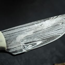 Custom Handmade Damascus Steel Hunting Knife Fixed Blade Knife,