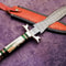 Superb Damascus Dagger Knifejpg