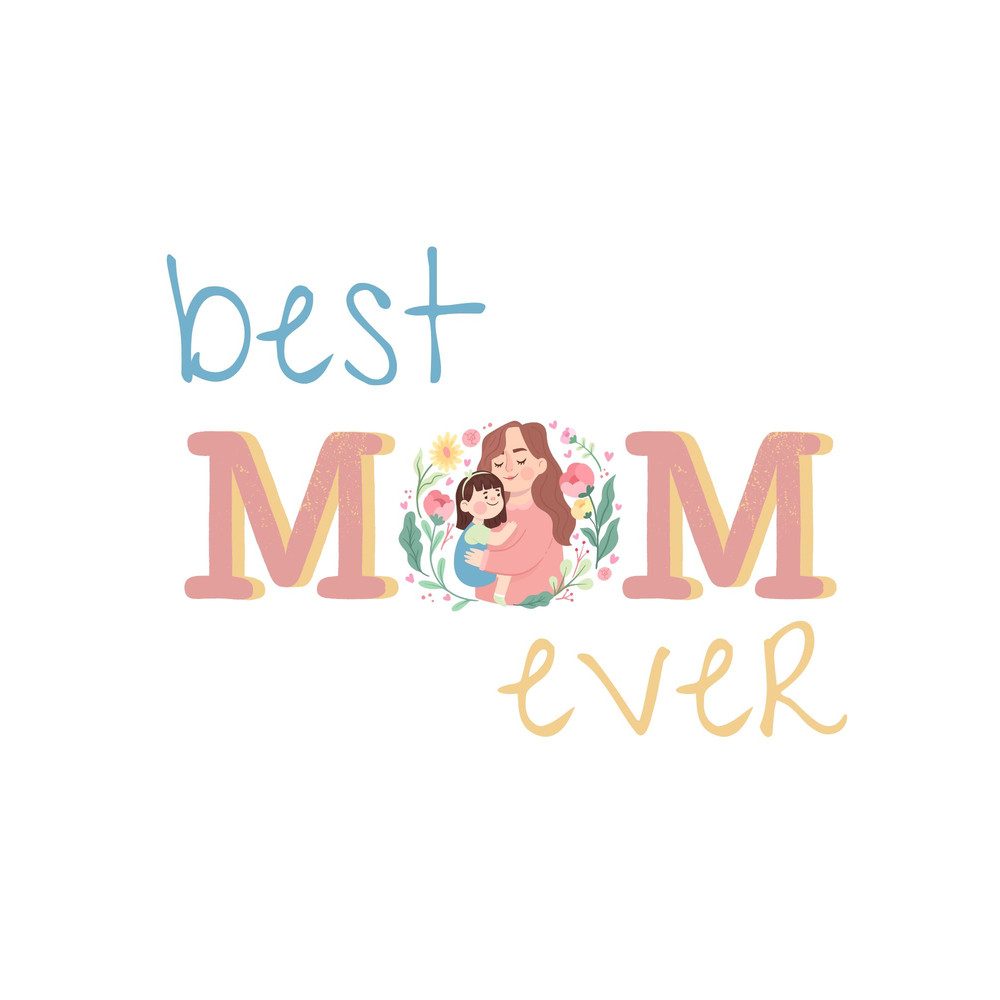 Colorful Pastel Minimalist Mom T-shirt.jpg