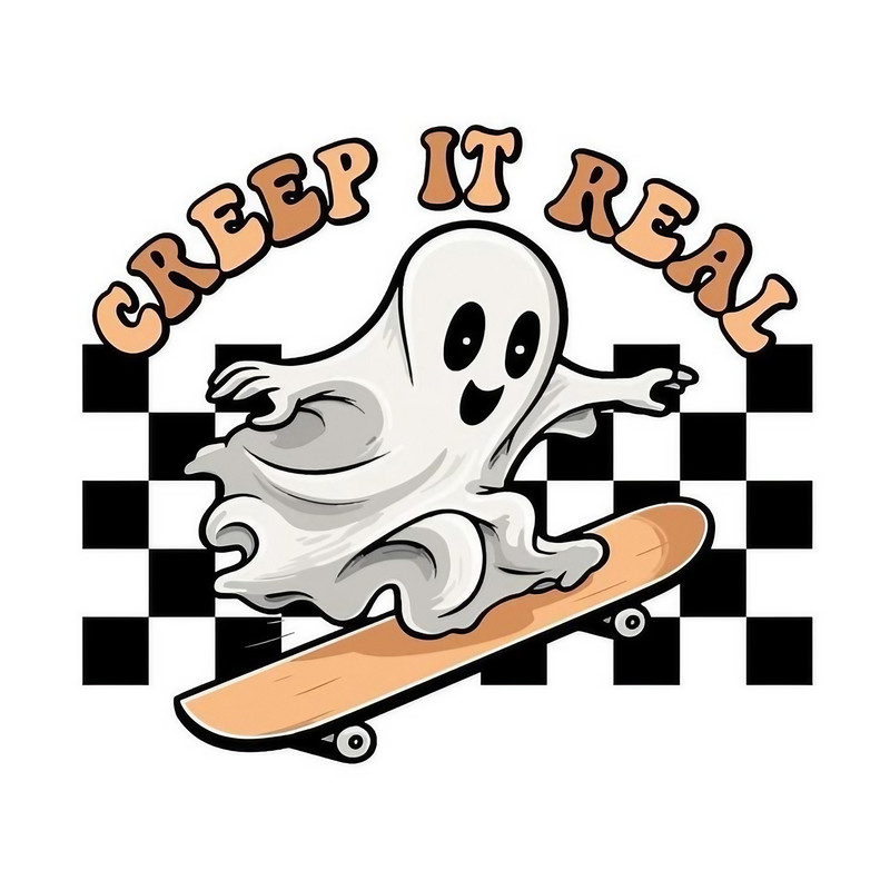 Ghost People Year Round Cool Ghost Halloween Retro Sublimations PNG Sublimations Designs Downloads Shirt Design 0