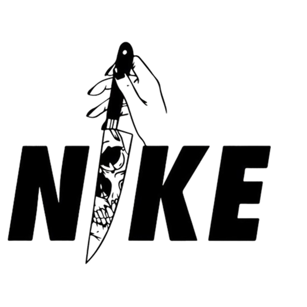 Nike Halloween Horor SVG Halloween Horror Movie SVG Halloween Nike Logo SVG 0