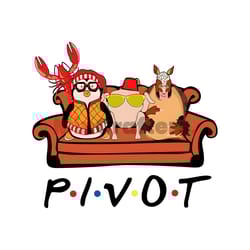 pivot retro tv show friends png