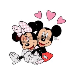 mickey minnie mouse disney valentines day svg