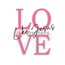 valentine love like jesus bible verse svg