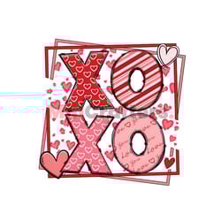 retro xoxo valentines day png