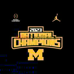 2023 national champions michigan svg