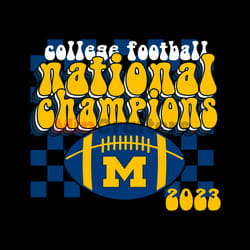 college football national champions 2023 svg