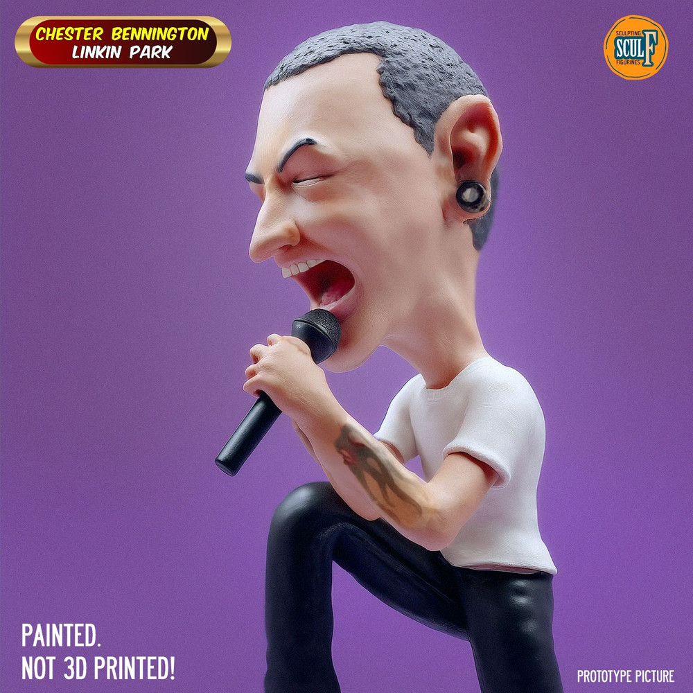 Caricature Chester Bennington Linkin Park Statue Toy Figure Figurine 110 0