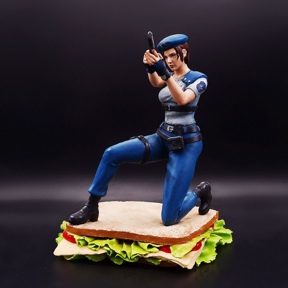 Jill Valentine  Resident Evil 1 Statue Toy Figure Figurine 16 1