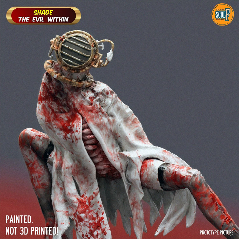 Custom Statue Toy Figure Figurine Shade Evil Within Game 0