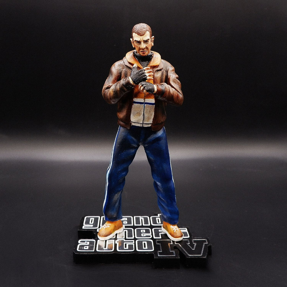 Statue Figure Figurine Niko Bellic From GTA IV 16 1