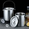 Double Wall Stainless Steel Ice Bucket Insulated Ice Bucket For Home Bar Ice Cube Container For Chi 2
