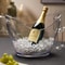 Elegant Acrylic Ice Bucket Transparent Beverage Cooler For Champagne Wine Beer Soda Perfect For Par 0