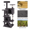 Sturdy Cat Tree Tower Activity Center Large Playing Condo House For Rest Multi Level Sisal Scratchi 2