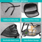 3in1 Foldable Pet Stroller Detachable Carrier Car Seat Cat Dog Strollers For Travel Lightweight Dur 4