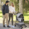 3in1 Foldable Pet Stroller Detachable Carrier Car Seat Cat Dog Strollers For Travel Lightweight Dur 6