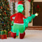 Grinch Holding Christmas Tree Inflatable Model With LED Lights Holiday Decor Outdoor Home Yard Part 4
