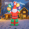 Inflatable Toys Santa Claus Gift Box Xmas Decoration LED Light Yard Lawn Party Display Christmas Ho 4