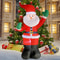 Backpack Santa Claus Christmas Decoration Inflatable Toys LED Light Indoor Outdoor Decor Holiday Gi 2