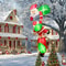 Christmas Inflatables Decor Climbing Santa Claus Xmas Decor For Beam Roof Tree Indoor Party Holiday 2