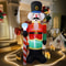 Inflatable Nutcracker Soldier Built In LED Light Christmas Decorations For Indoor Outdoor Home Yard 0