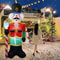 Inflatable Nutcracker Soldier Built In LED Light Christmas Decorations For Indoor Outdoor Home Yard 2