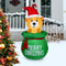 Christmas Inflatable Bag Bear LED Lights Air Decor Inflated Model Outdoor Xmas Home Decoration Fest 4