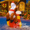 Christmas Home Decoration Ornament Claus Decoration Toy Xmas Inflatable Santa For Outdoor Use Holid 2