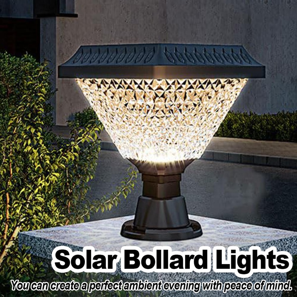 Outdoor Waterproof Solar Light With Timer LED Bright Lights For Yard Decorative Post For Garden Str 0