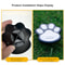 Waterproof Outdoor LED Solar Light Cat Animal Paw Print Garden Path Lamp for Lawn Decor