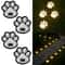 Waterproof Outdoor LED Solar Light Cat Animal Paw Print Garden Path Lamp for Lawn Decor