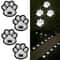 Waterproof Outdoor LED Solar Light Cat Animal Paw Print Garden Path Lamp for Lawn Decor