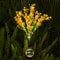 Solar Rapeseed Flower Ground Plug-In Light, Ideal for Garden, Courtyard, Path, Party, Lawn Decoration