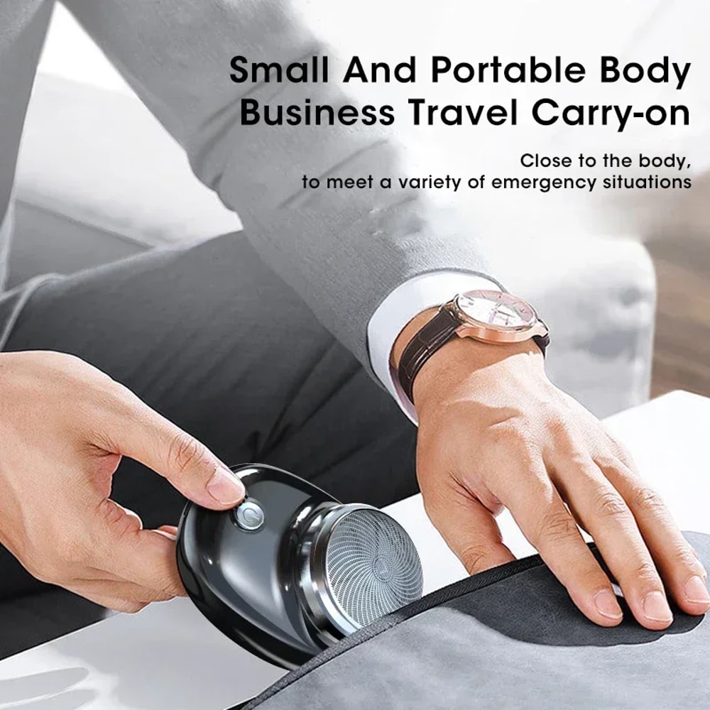 Upgraded Mini Men Shaver Wet Dry Trimmer Shaving Machine IPX7 Fast Charge Back Razor For Men 1