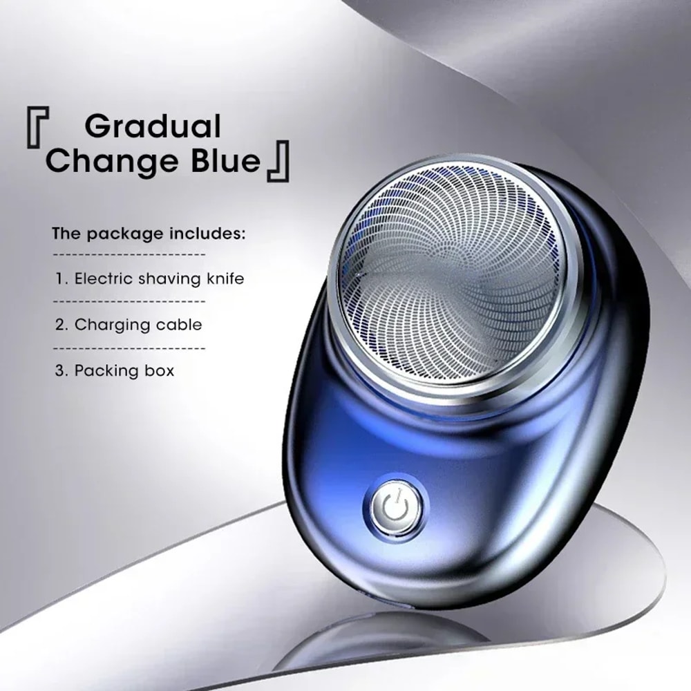 Upgraded Mini Men Shaver Wet Dry Trimmer Shaving Machine IPX7 Fast Charge Back Razor For Men 4