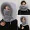 Windproof Thermal Plush Hat For Women Autumn Winter Hood Scarf And Mask Thick Ear Protection For Ou 7