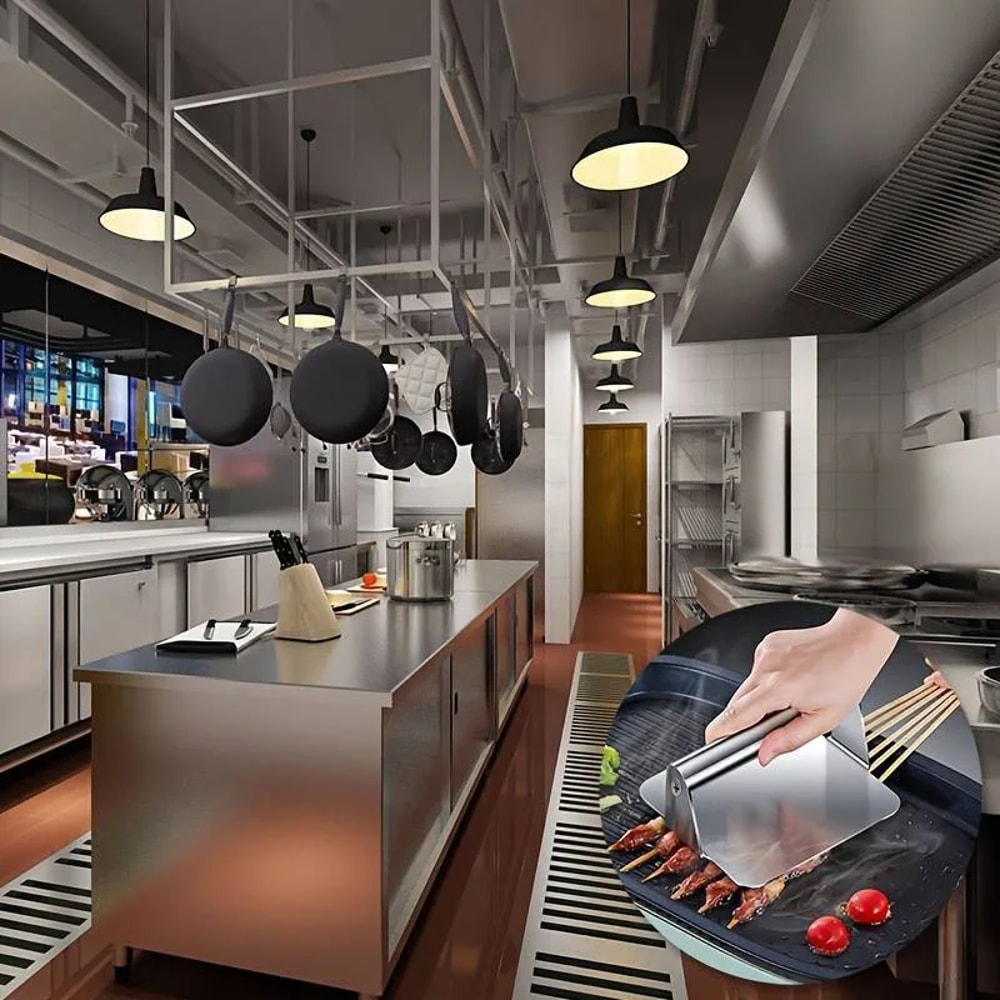 Heavy Duty Patty Maker & Smasher, New Stainless Steel Burger Press, Mold for Grilling BBQ