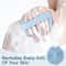 Exfoliating Shower Scrubber Silicone Body Scrubber With NonSlip Hand Strap Shower Body Buffer For S 2