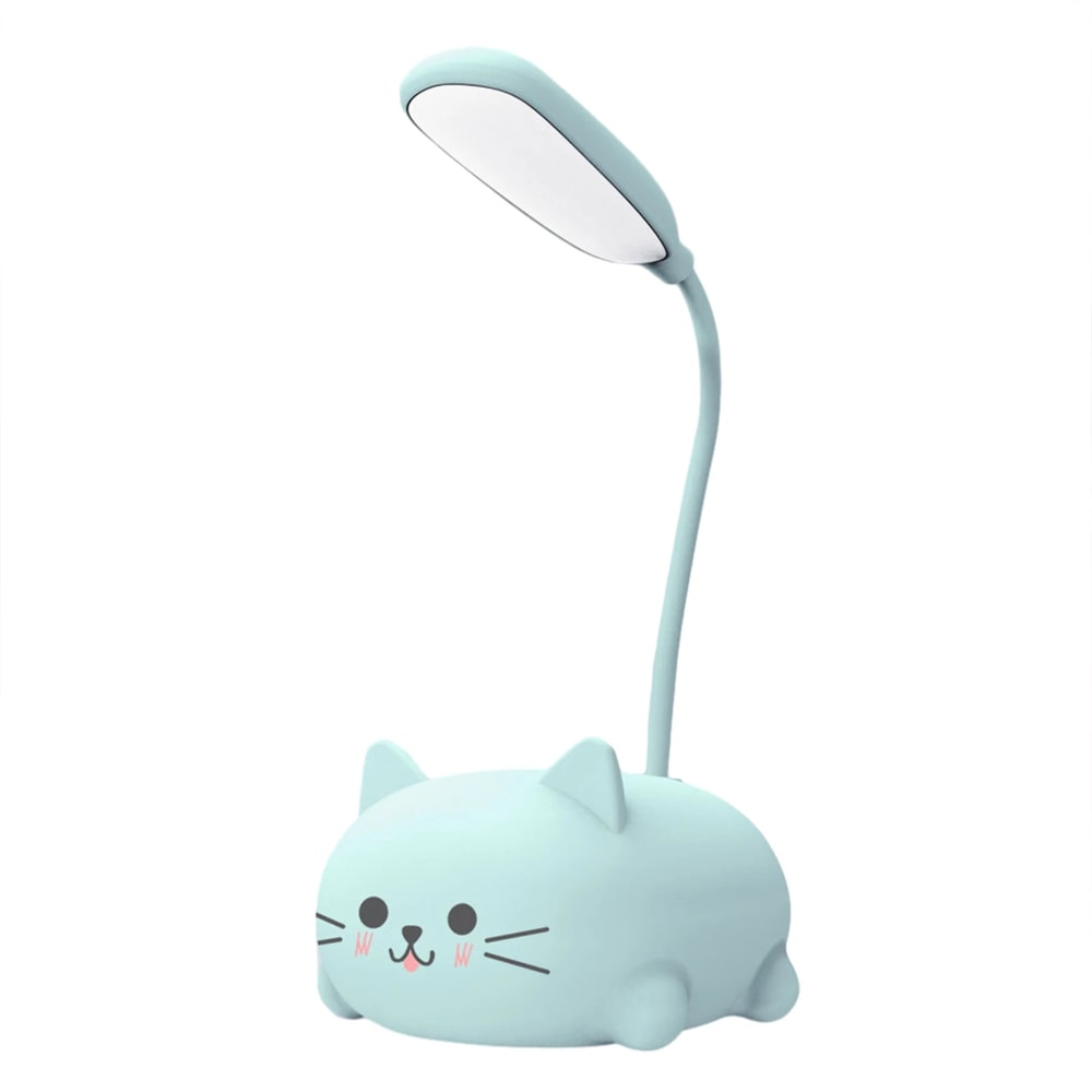 USB Charging Cute Pet Pig Night Light Folding LED Table Lamp Bedside Decor For Learning And Reading 8