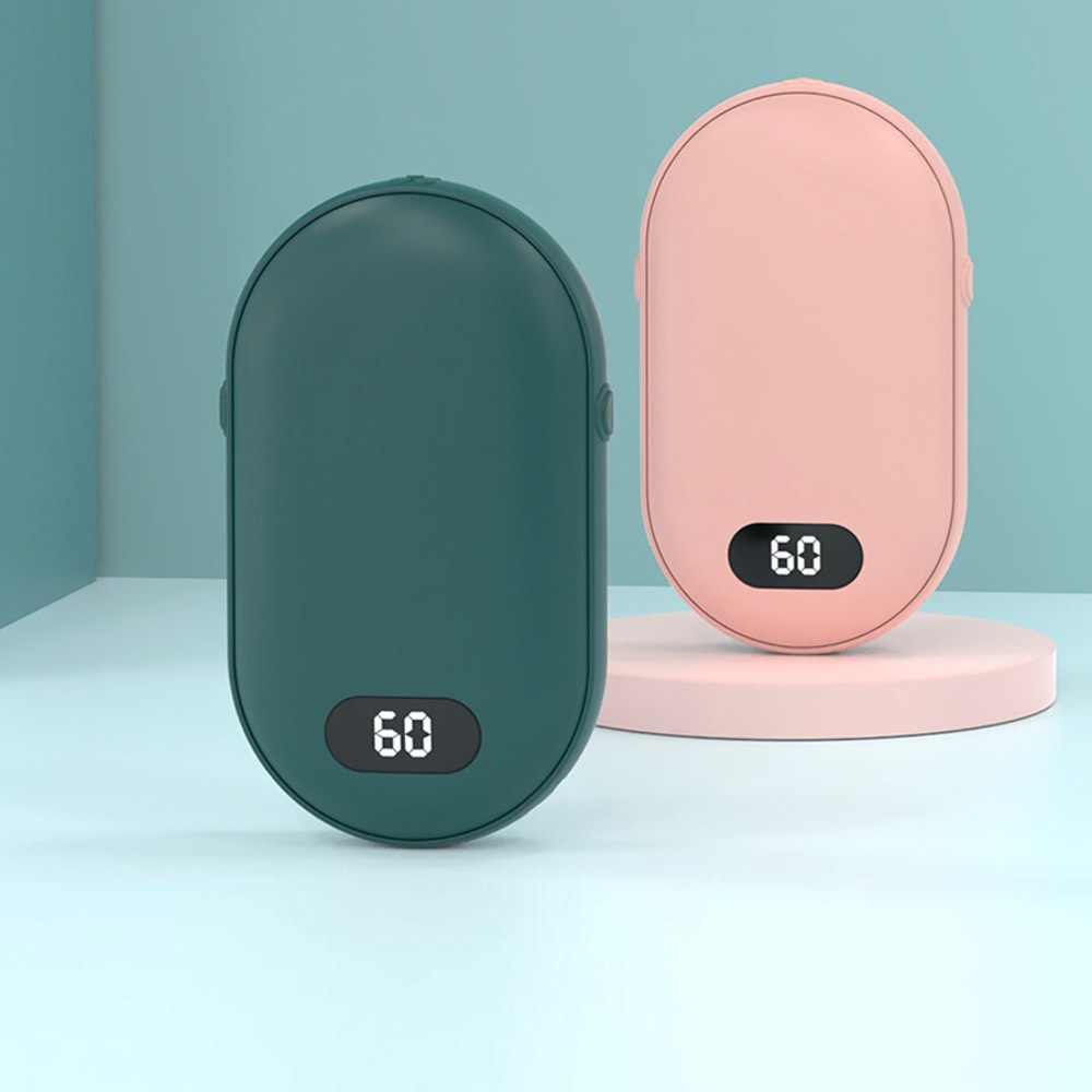 Rechargeable Pocket Warmer Doublesided Heating With Two Temperature Settings Fast Heat Comfort For 0