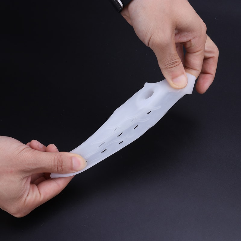 Forefoot Cushion Pad Gel Toe Separator Protector Big Toe Straighter Bunion Relief 3 Toe Holes Toe S 2