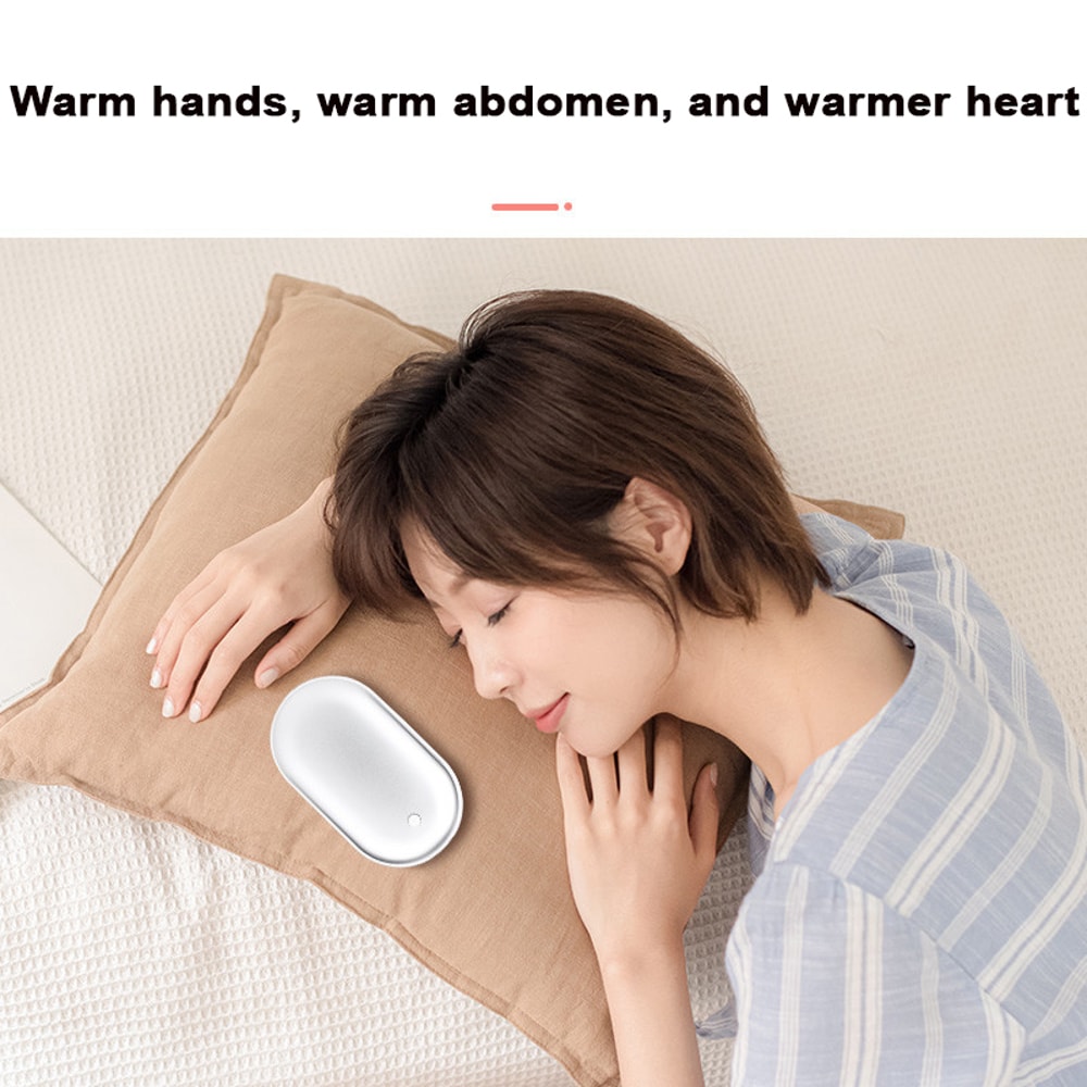 Double Sided Heating Hand Warmer Ultra Thin, Temperature Levels, One Click Switch, Versatile Hand and Abdominal Warm