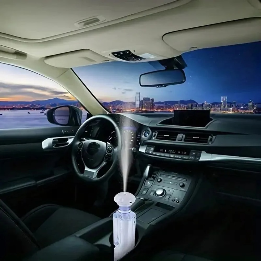 Adjustable Length Mist Humidifier, Super Quiet Portable Humidifier For Office, Bedroom, Car And Travel, No Water Bottle