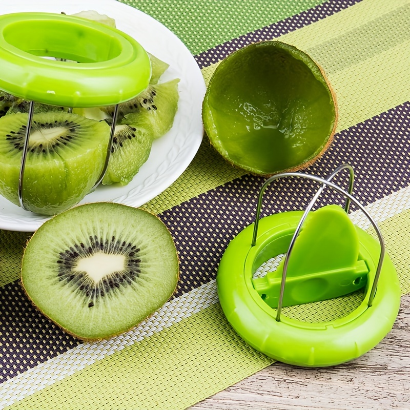 Stainless Steel Kiwi Peeling Tools Fruit Kiwi Cutter Peeler Slicer Kitchen Gadgets Kitchen Creative 3