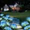 LED Artificial Flower Lights Solar Hydrangea Lights With 3 Heads For Outdoor Yard Garden Lawn Fence 3