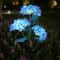 LED Artificial Flower Lights Solar Hydrangea Lights With 3 Heads For Outdoor Yard Garden Lawn Fence 5