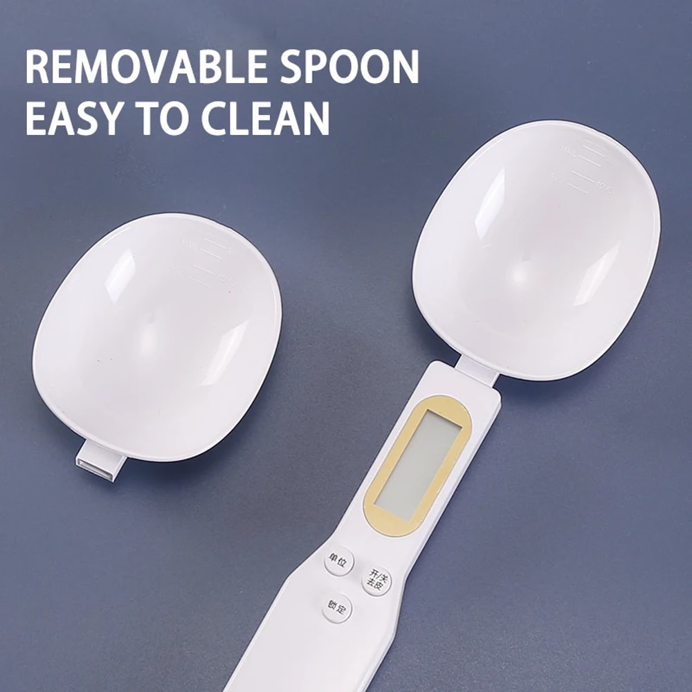 LCD Digital Measuring Food Flour Digital Spoon Scale Electronic Kitchen Scale Mini Kitchen Tool For 1